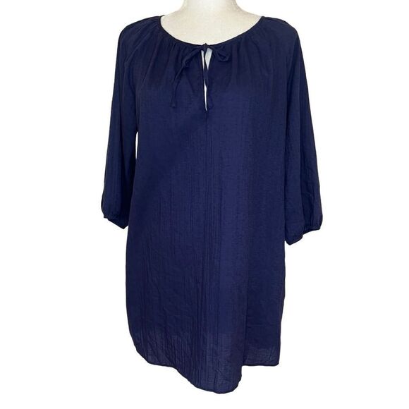 Loft Blue Costal Gauze Tunic. Size Small. Great Condition!! - Picture 1 of 10